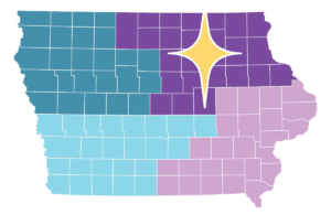 Map of Iowa